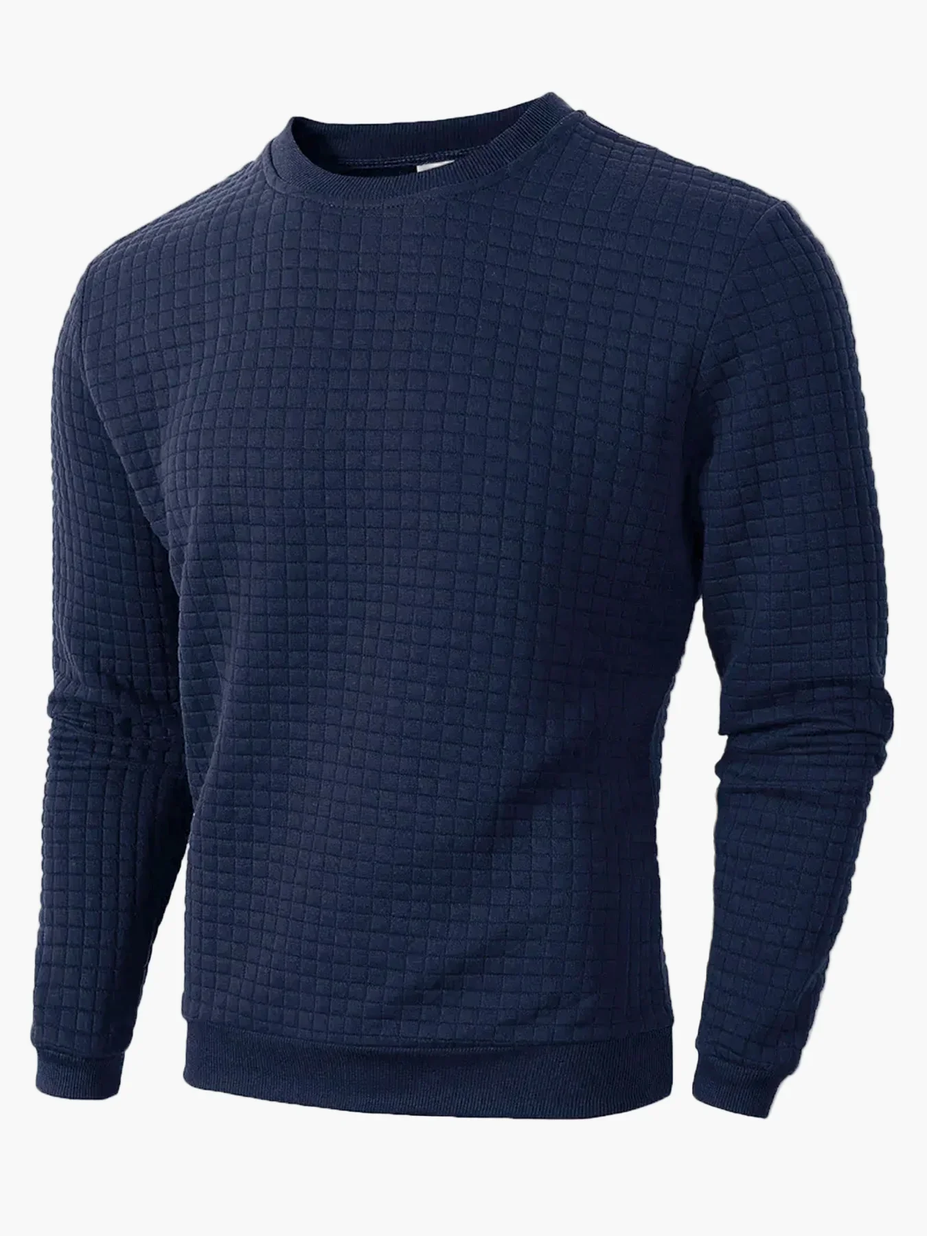 Herren Sweatshirt mit Karomuster – Lässiger Style für Alltag und Freizeit - Image 3
