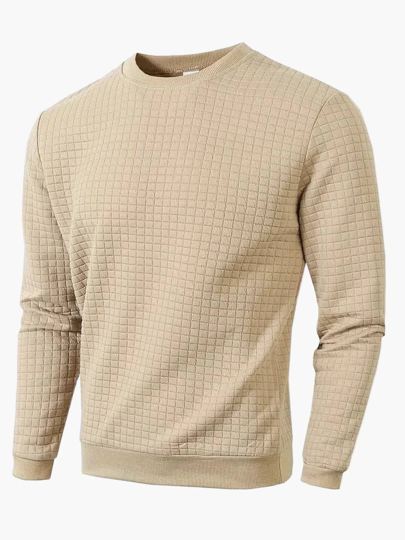 Herren Sweatshirt mit Karomuster – Lässiger Style für Alltag und Freizeit - Image 4