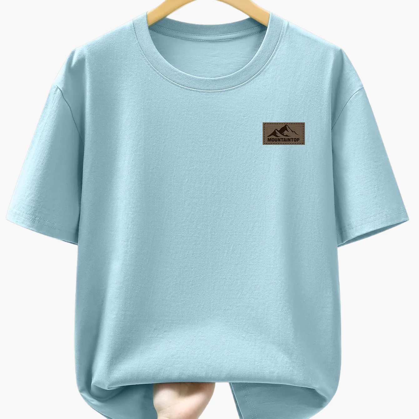 Herren T-Shirt mit Berg-Logo – Lässiges Freizeitshirt für Alltag & Outdoor - Image 11