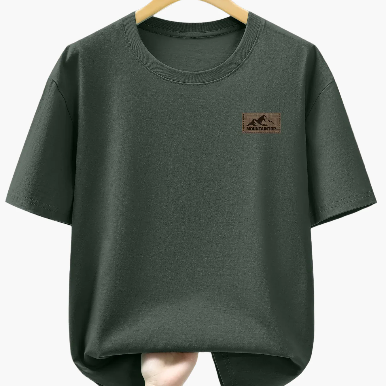 Herren T-Shirt mit Berg-Logo – Lässiges Freizeitshirt für Alltag & Outdoor - Image 13