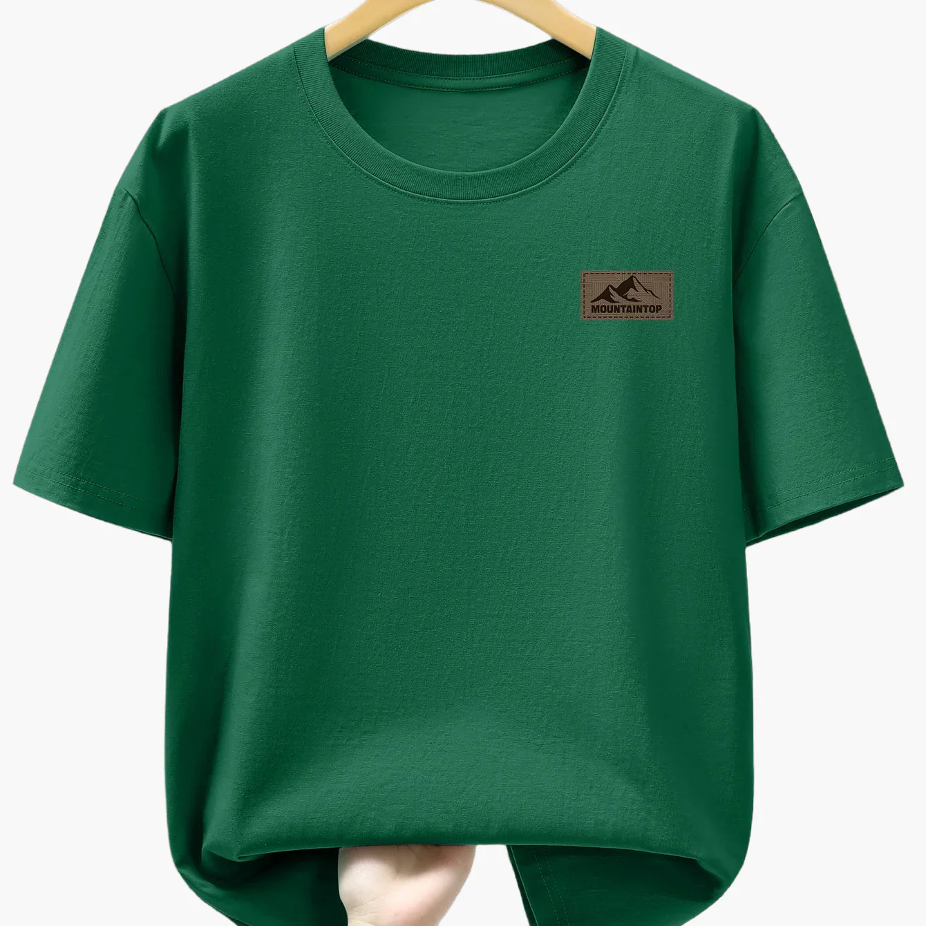 Herren T-Shirt mit Berg-Logo – Lässiges Freizeitshirt für Alltag & Outdoor - Image 14