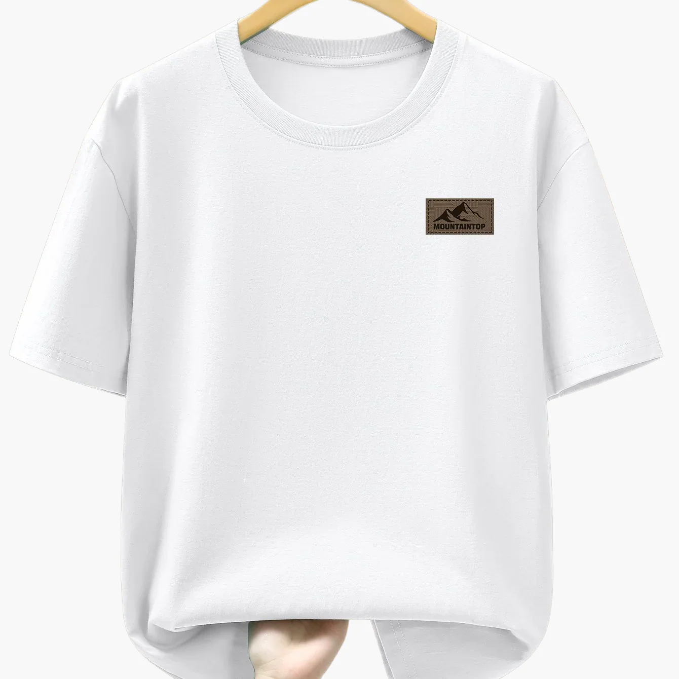 Herren T-Shirt mit Berg-Logo – Lässiges Freizeitshirt für Alltag & Outdoor - Image 15