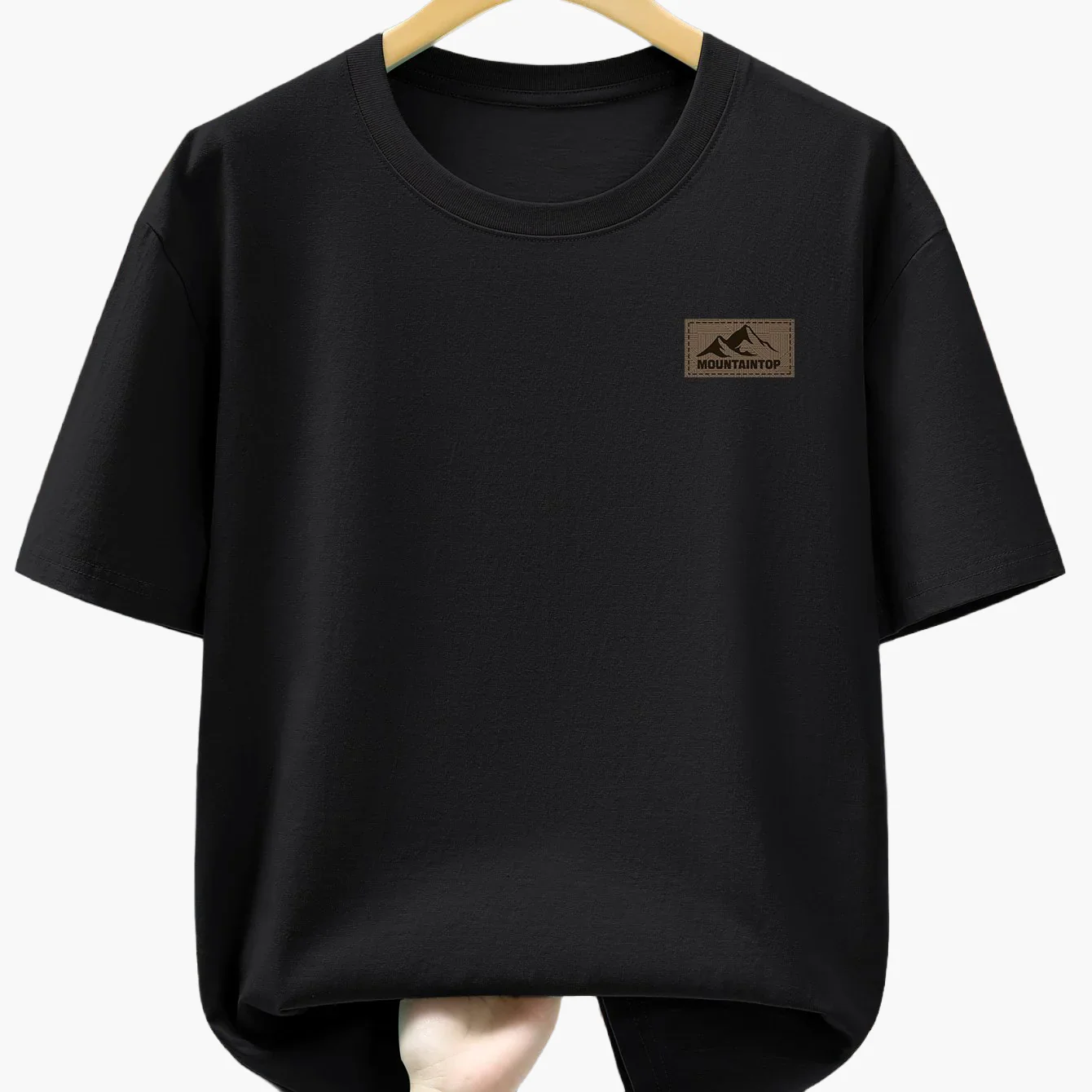 Herren T-Shirt mit Berg-Logo – Lässiges Freizeitshirt für Alltag & Outdoor - Image 16