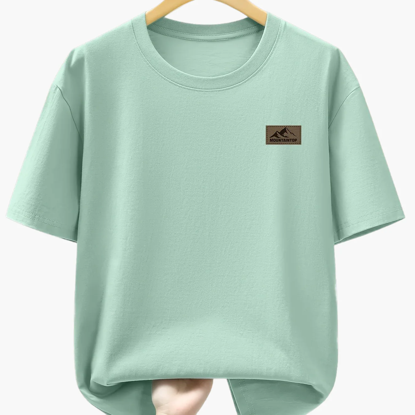 Herren T-Shirt mit Berg-Logo – Lässiges Freizeitshirt für Alltag & Outdoor - Image 18