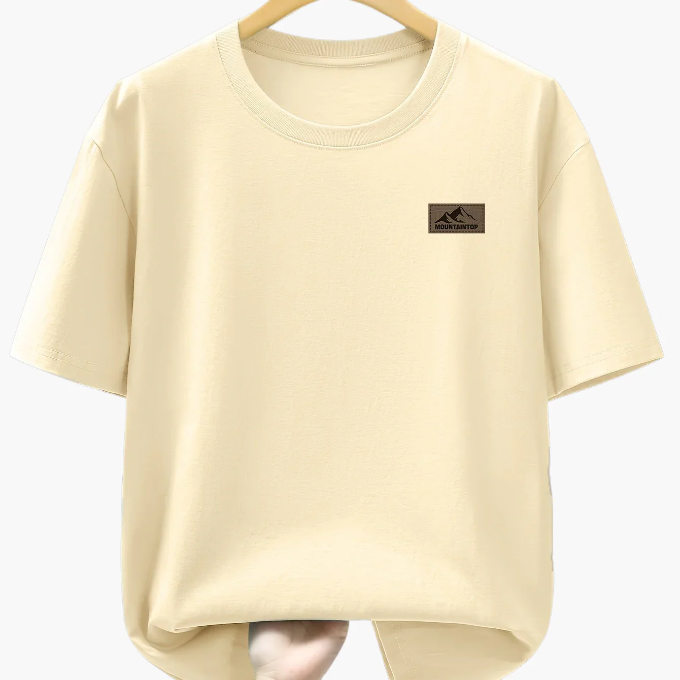 Herren T-Shirt mit Berg-Logo – Lässiges Freizeitshirt für Alltag & Outdoor - Image 3