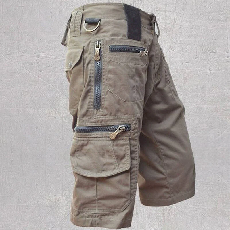 Herren Taktische Outdoor Cargo Shorts mit Reißverschlusstaschen – Wander- & Abenteuershorts - Image 4