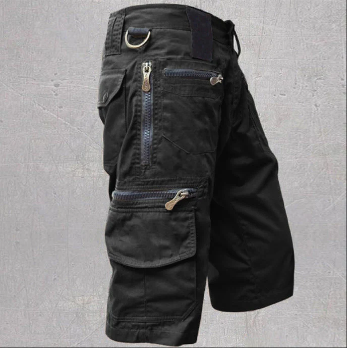 Herren Taktische Outdoor Cargo Shorts mit Reißverschlusstaschen – Wander- & Abenteuershorts - Image 5