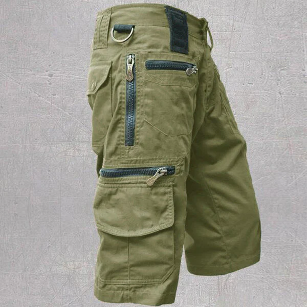 Herren Taktische Outdoor Cargo Shorts mit Reißverschlusstaschen – Wander- & Abenteuershorts - Image 6