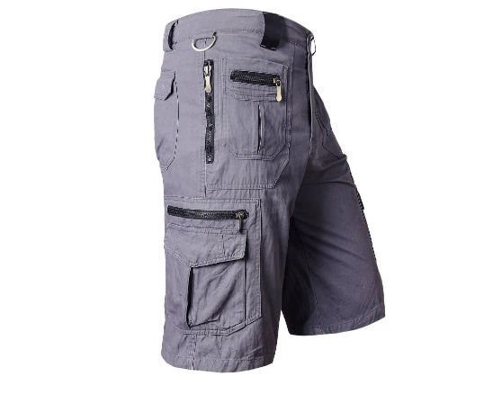 Herren Taktische Outdoor Cargo Shorts mit Reißverschlusstaschen – Wander- & Abenteuershorts - Image 7