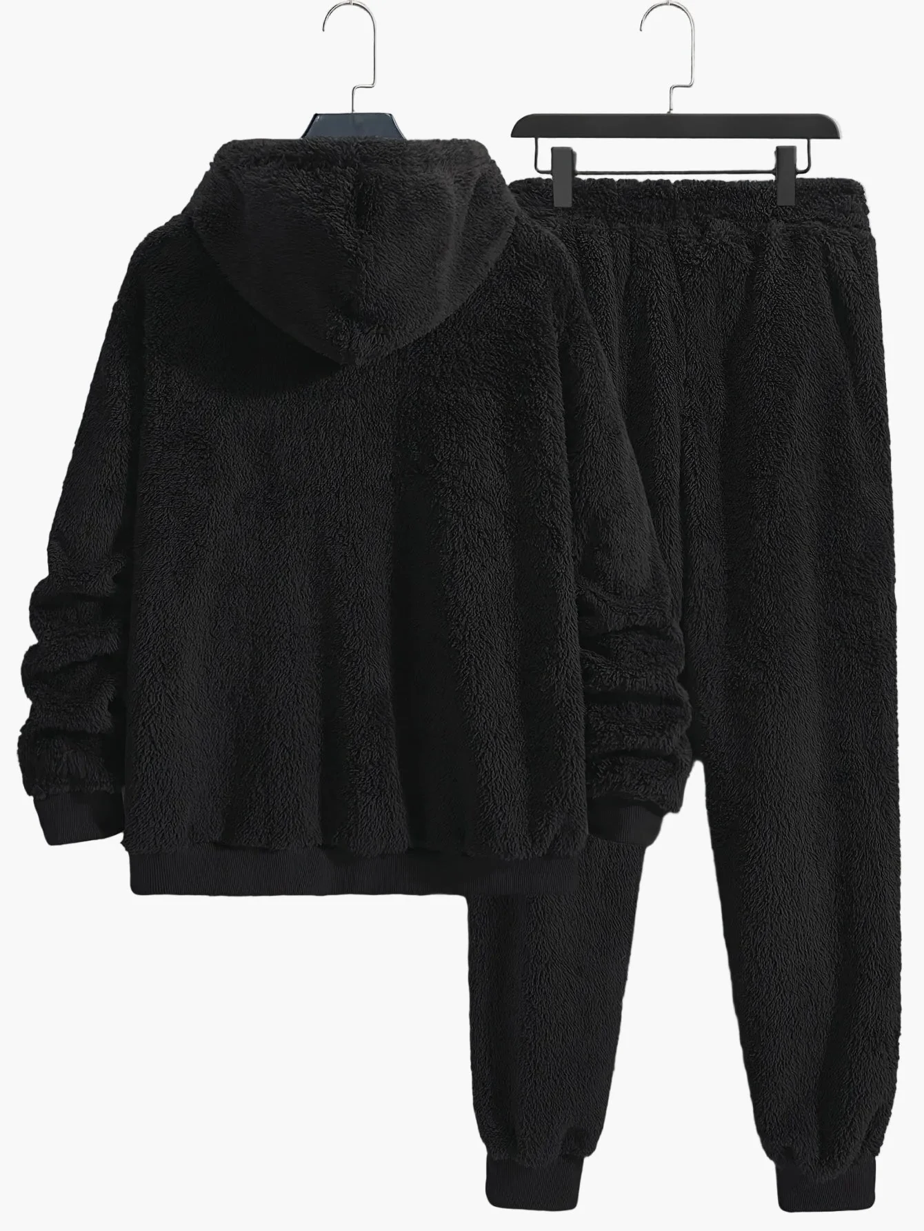 Herren Teddy-Lounge-Set Kapuzenpullover & Jogginghose – Kuscheliges Freizeit-Outfit für Zuhause & Alltag - Image 6