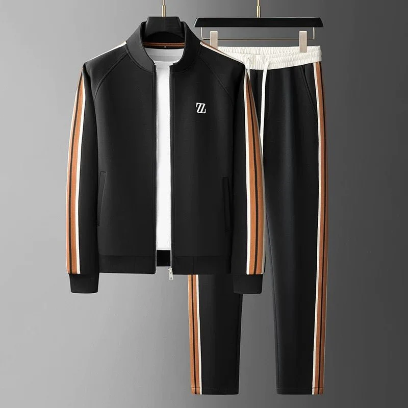 Herren Trainingsanzug Set Zweiteiler Sport & Freizeit – Modernes Streetwear Outfit - Image 8