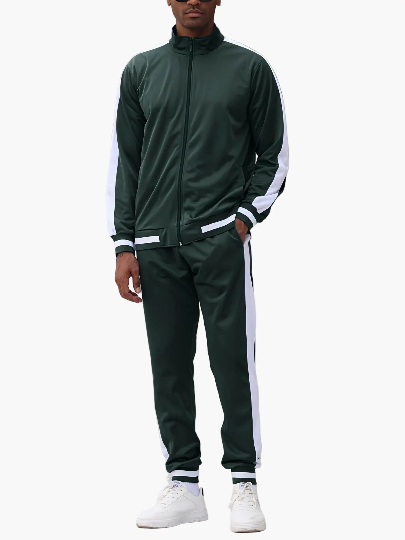 Herren Trainingsanzug Sport Freizeit Set – Modernes Design, Komfort für Alltag & Fitness