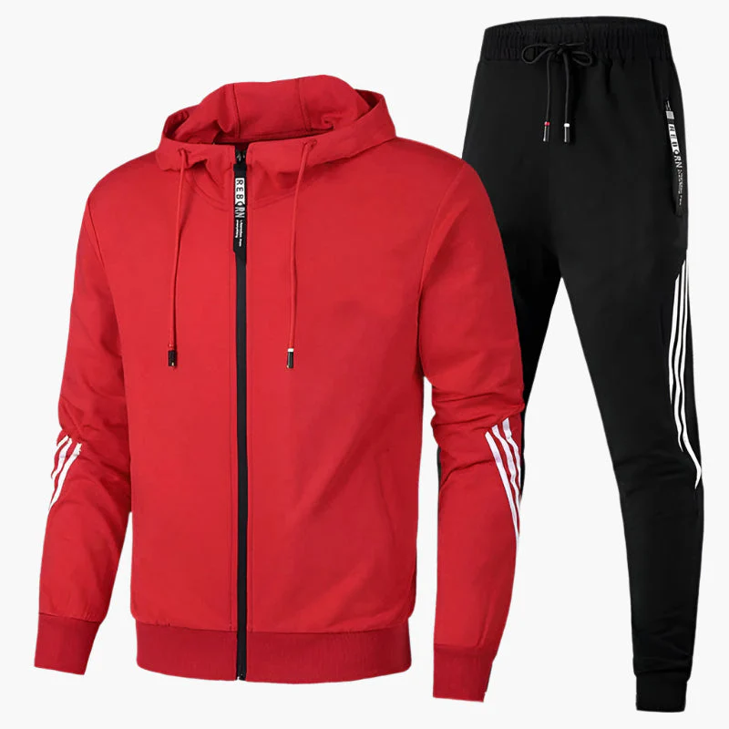 Herren Trainingsanzug Zweiteilig – Sportlicher Freizeitanzug mit Kapuze für Alltag & Fitness - Image 6