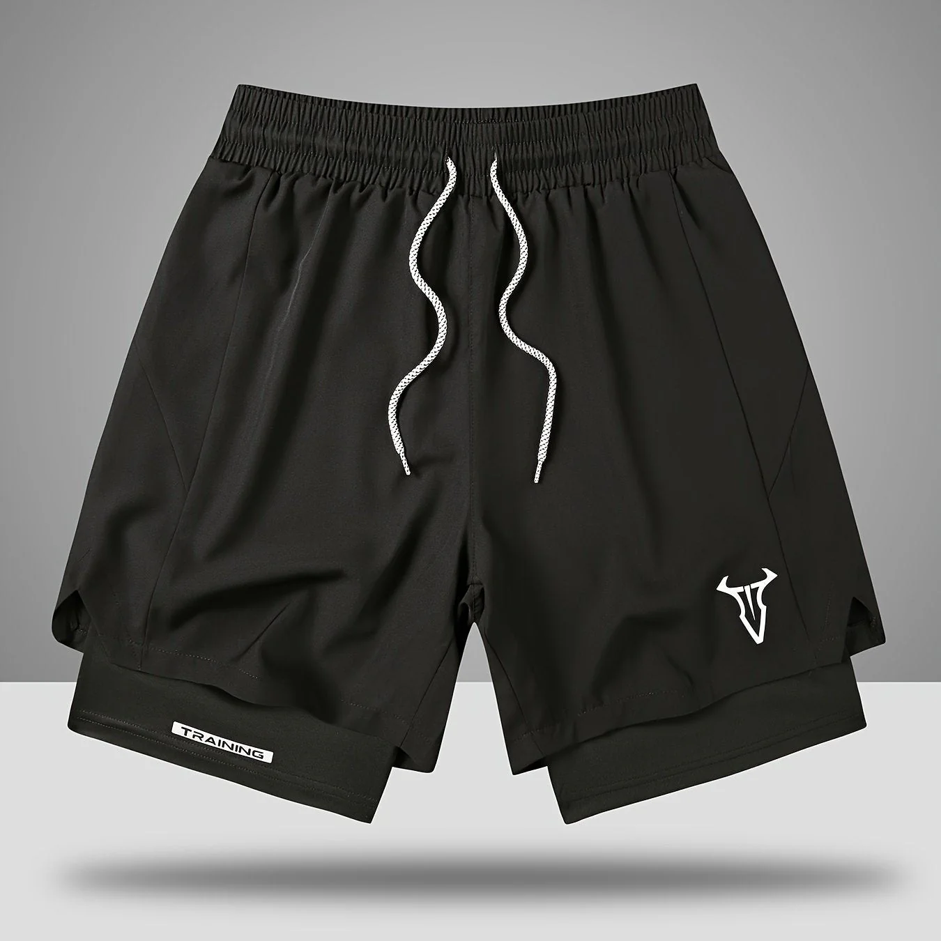 Herren Trainingsshorts Sport Fitness mit elastischem Bund und Kordelzug - Image 12