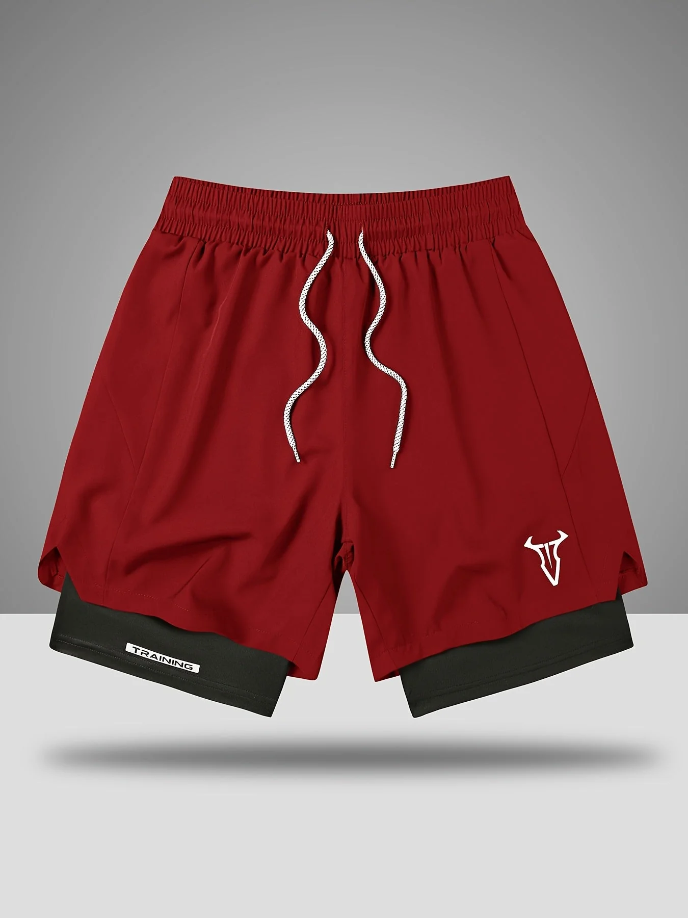 Herren Trainingsshorts Sport Fitness mit elastischem Bund und Kordelzug - Image 3
