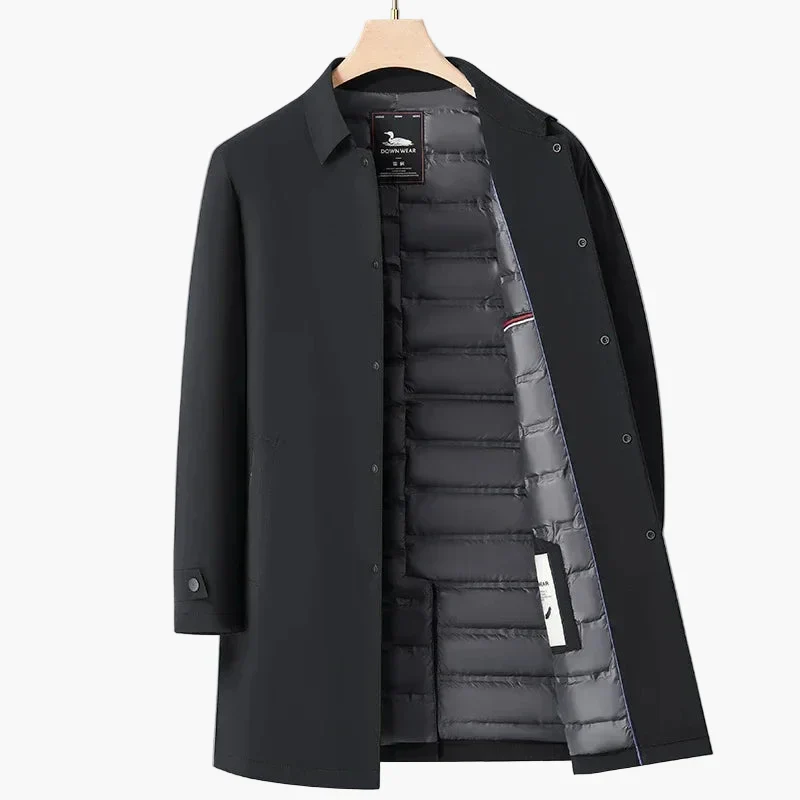 Herren Übergangsjacke mit Stehkragen – Eleganter City-Stil für Alltag und Büro - Image 4