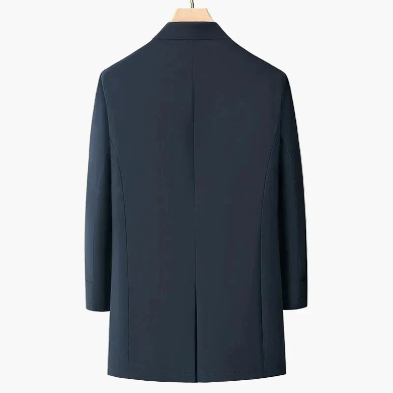 Herren Übergangsjacke mit Stehkragen – Eleganter City-Stil für Alltag und Büro - Image 5