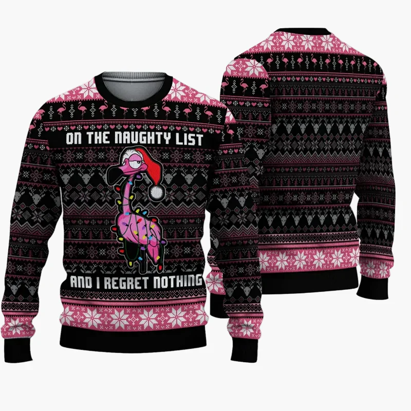 Herren Ugly Christmas Sweater – Lustiger Weihnachtspullover mit Spruch - Image 5