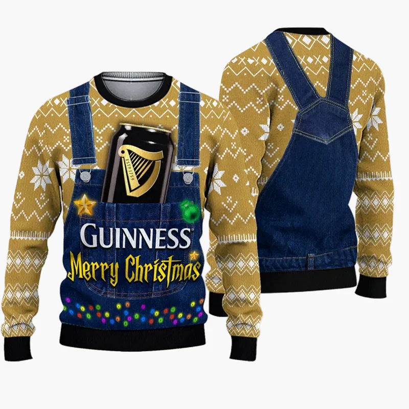Herren Ugly Christmas Sweater – Lustiger Weihnachtspullover mit Spruch - Image 6