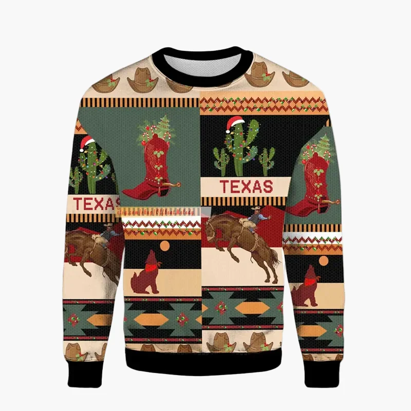 Herren Ugly Christmas Sweater – Lustiger Weihnachtspullover mit Spruch - Image 9
