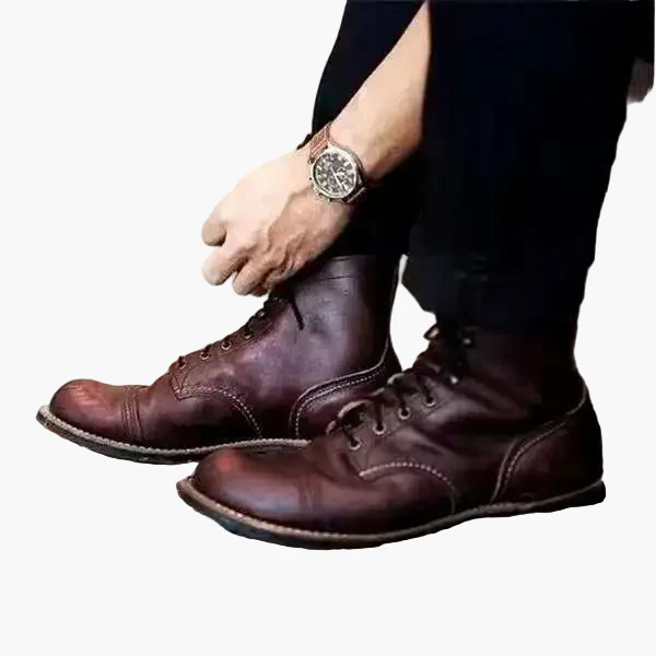 Herren Vintage Boots – Klassische Stiefeletten für Alltag & Freizeit - Image 8
