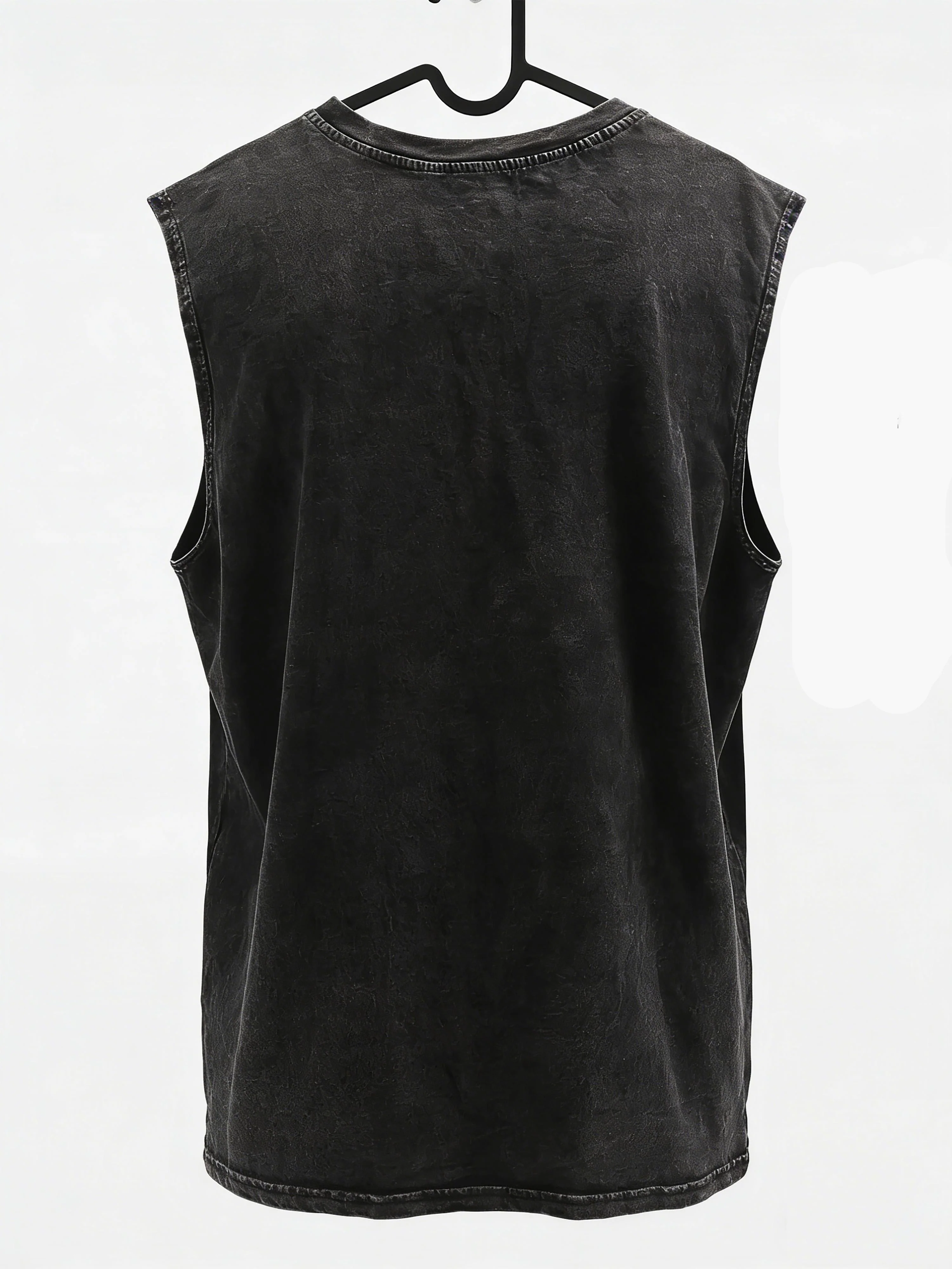 Herren Vintage Streetstyle Ärmelloses Shirt und Zerrissene Jeansshorts für Freizeit und Sommer - Image 3