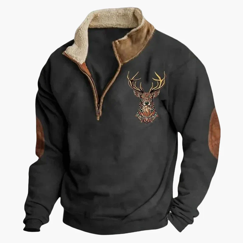 Herren Vintage Western Pullover mit Ethno-Muster – Outdoor & Freizeit - Image 14