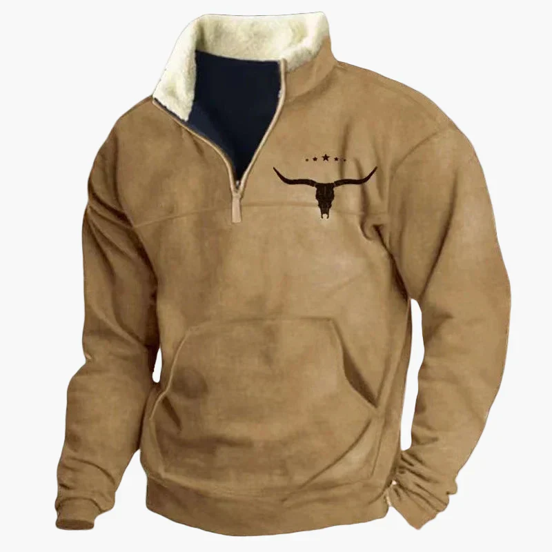 Herren Vintage Western Pullover mit Ethno-Muster – Outdoor & Freizeit - Image 8