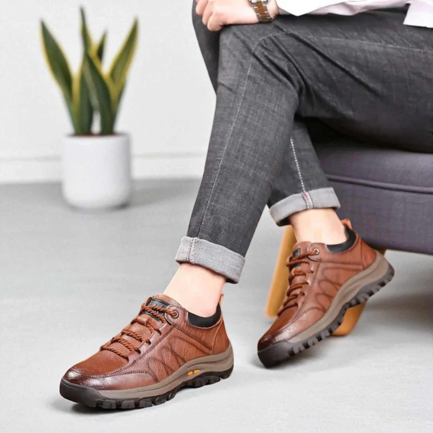 Herren Wanderschuhe Outdoor Sneaker – Rutschfest & Modern für Abenteuer und Alltag - Image 5