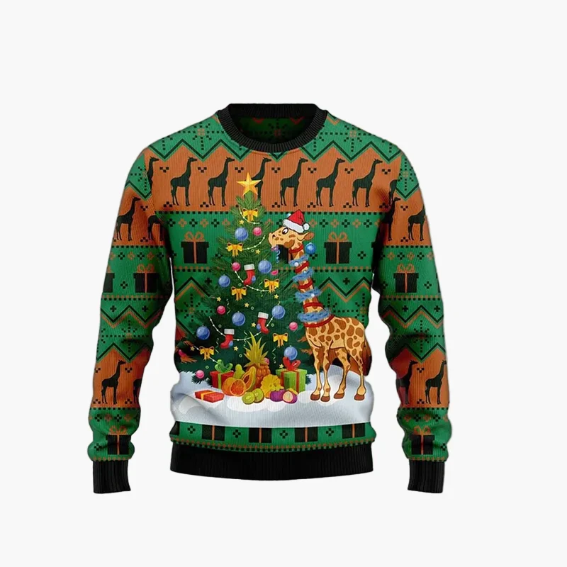Herren Weihnachts-Pullover Lustig Christmas Bros Santa & Jesus Selfie Party Sweater - Image 10