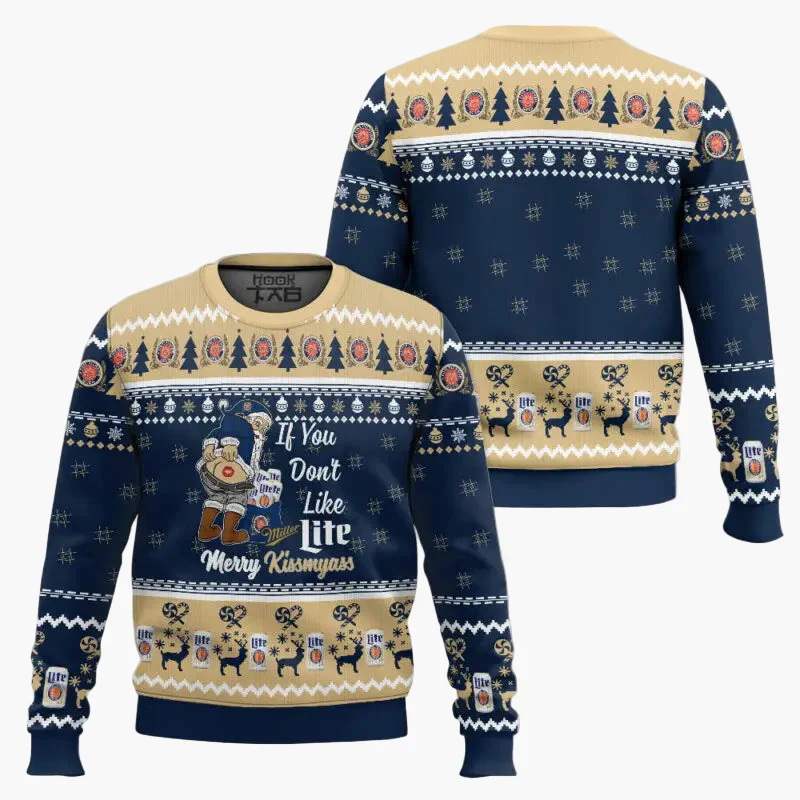 Herren Weihnachtspullover Lustig – It's the Most Wonderful Time for a Beer – Ugly Christmas Sweater für Männer, Party & Geschenk - Image 3