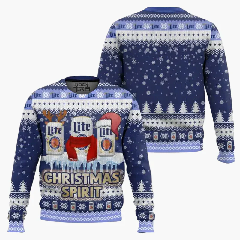 Herren Weihnachtspullover Lustig – It's the Most Wonderful Time for a Beer – Ugly Christmas Sweater für Männer, Party & Geschenk - Image 5