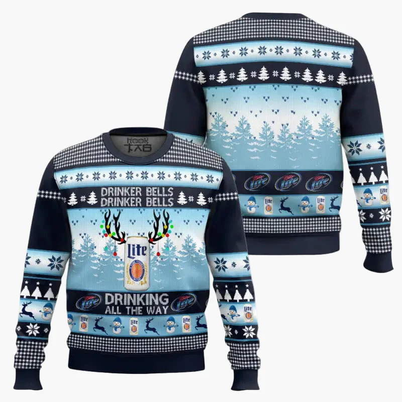 Herren Weihnachtspullover Lustig – It's the Most Wonderful Time for a Beer – Ugly Christmas Sweater für Männer, Party & Geschenk - Image 6