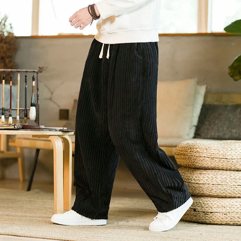 Herren Weite Freizeithose Vintage Streetwear Relaxed Fit - Image 3