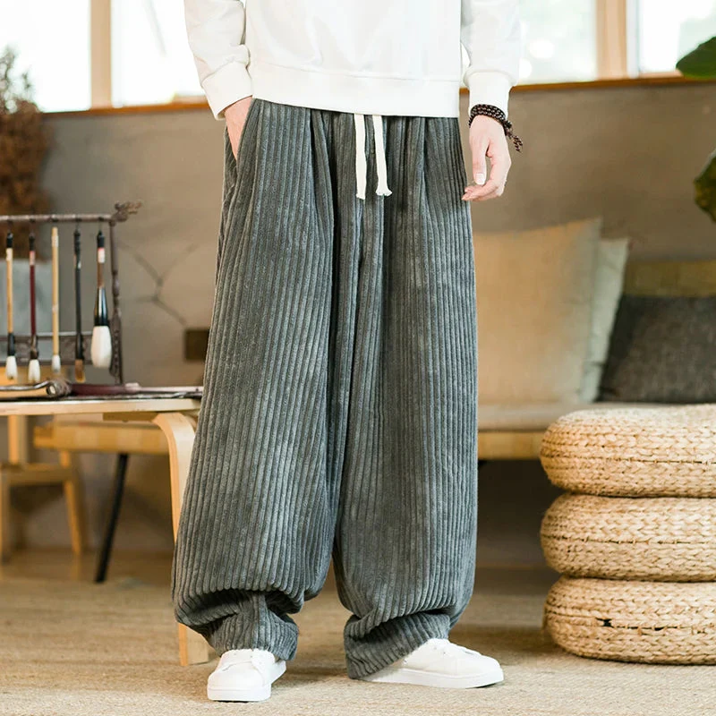 Herren Weite Freizeithose Vintage Streetwear Relaxed Fit - Image 4