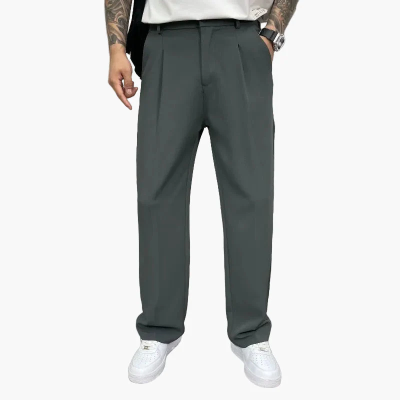 Herren Wide-Leg Hose – Eleganter, moderner Schnitt für Business & Freizeit - Image 6