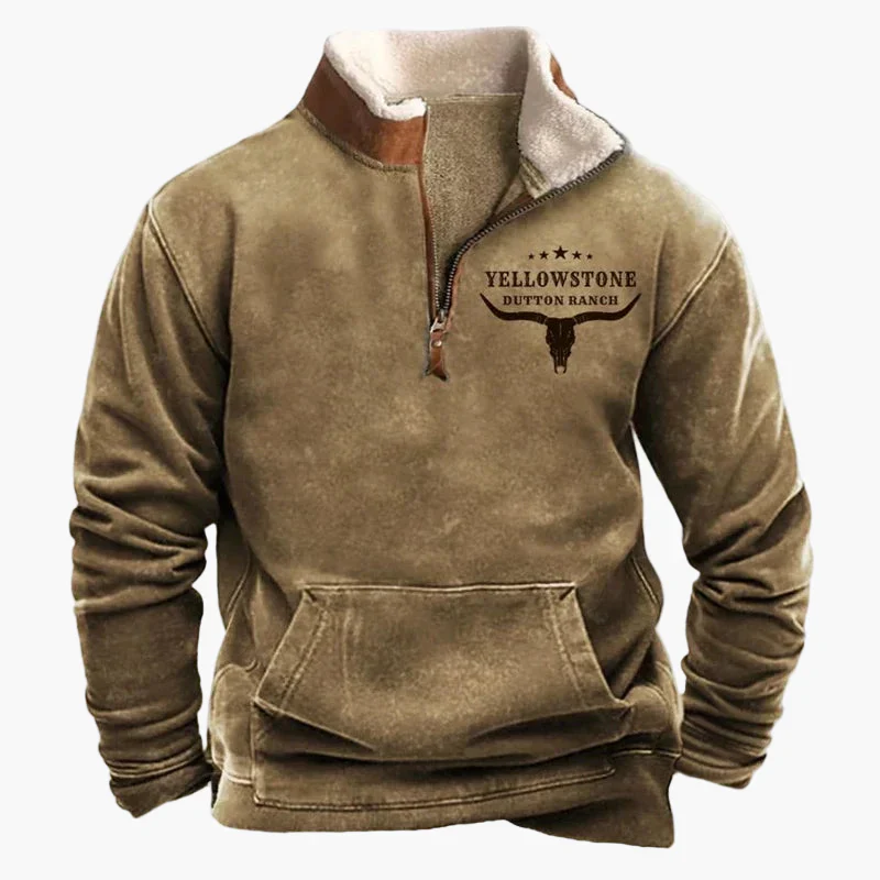 Herren Wild West Vintage Outdoor Sweatshirt – Freizeit Pullover im Western Stil - Image 19