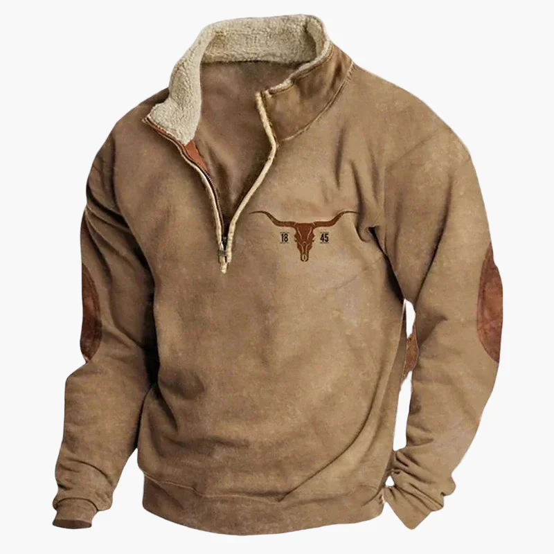 Herren Wild West Vintage Outdoor Sweatshirt – Freizeit Pullover im Western Stil - Image 4