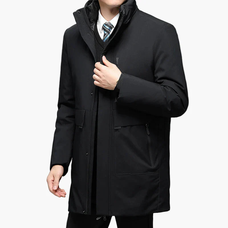 Herren Winter Business Parka – Eleganter Mantel für Büro und Alltag - Image 3