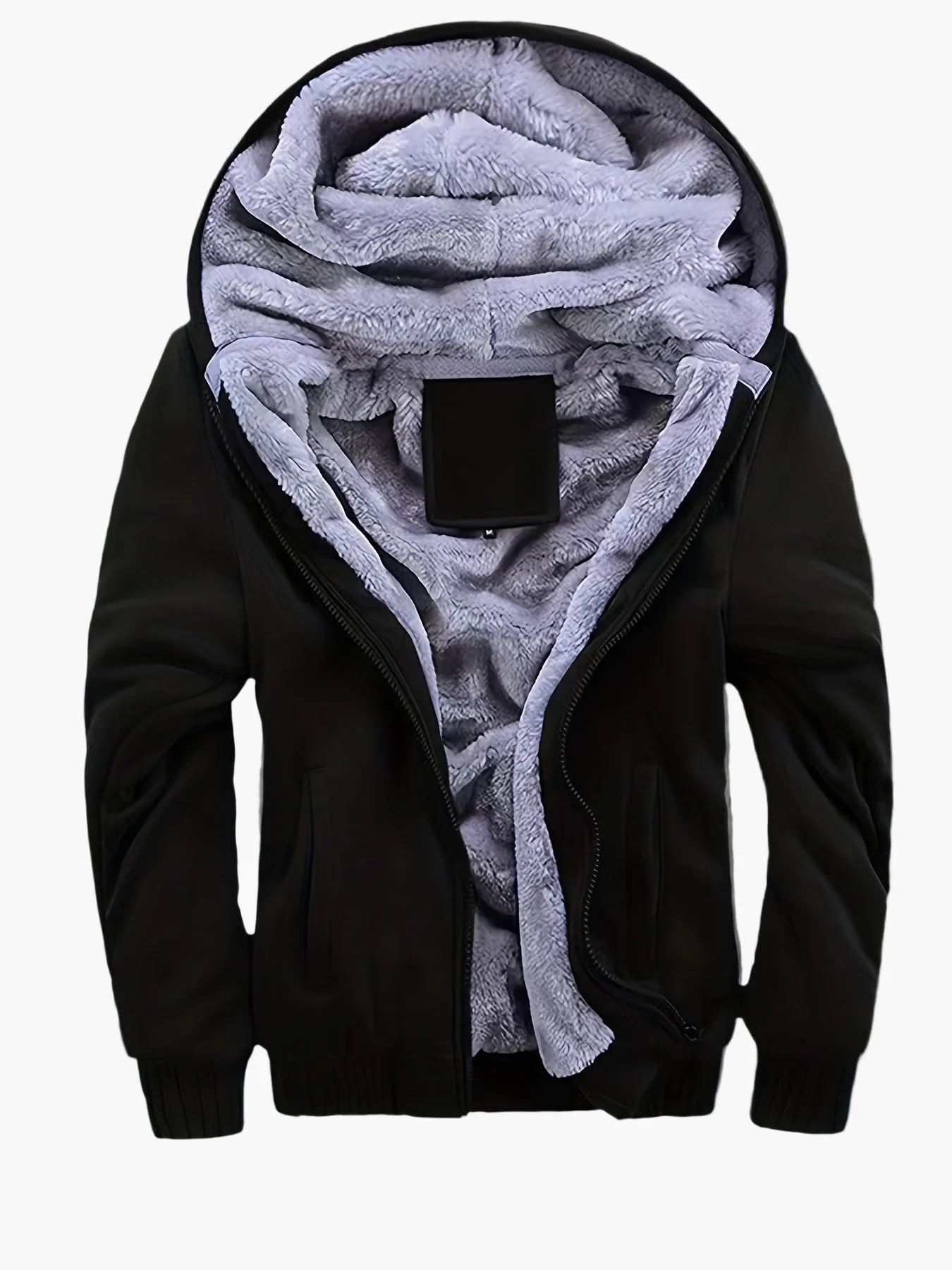 Herren Winter Kapuzenjacke mit Fleecefutter – Casual Style für kalte Tage