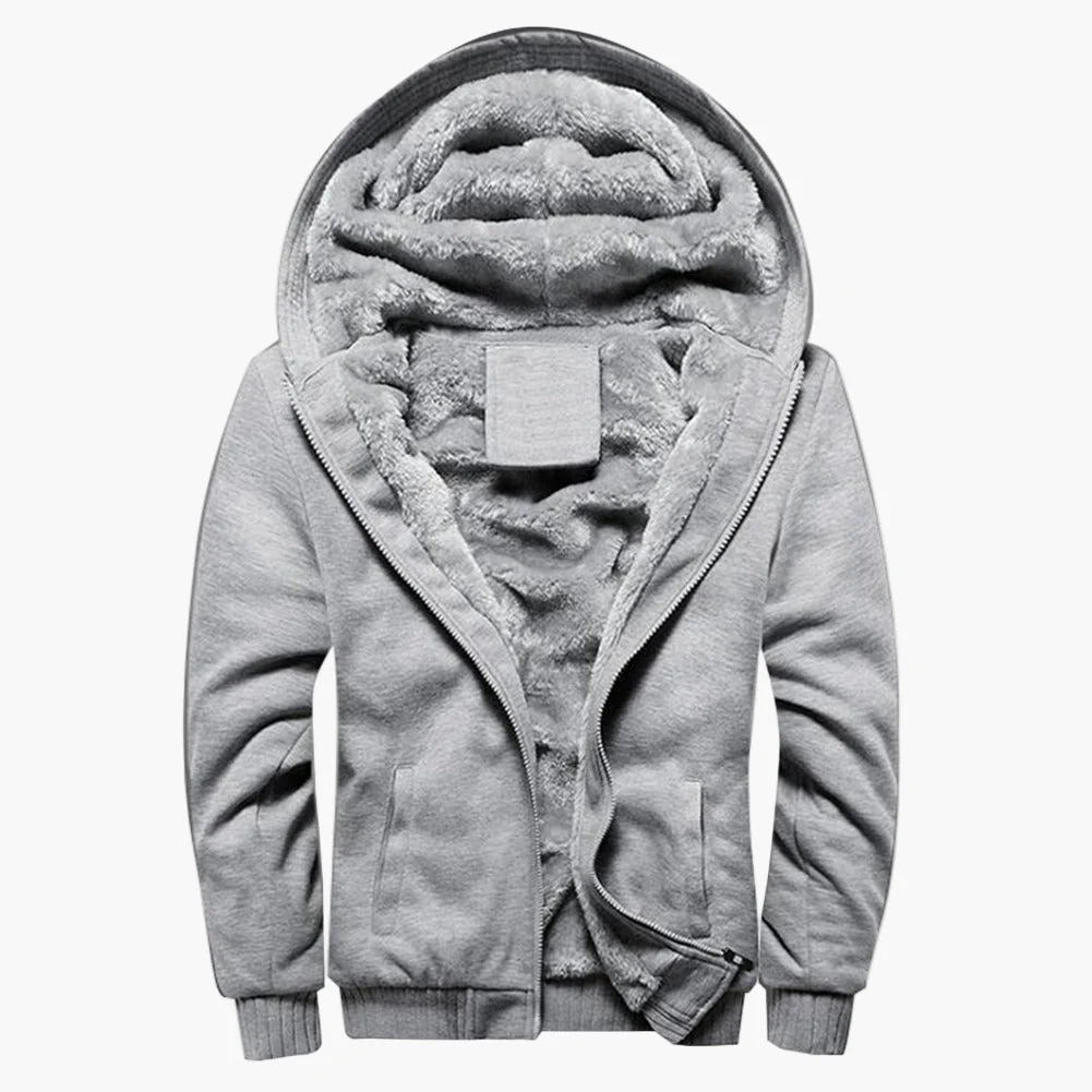 Herren Winter Kapuzenjacke mit Fleecefutter – Casual Style für kalte Tage - Image 8