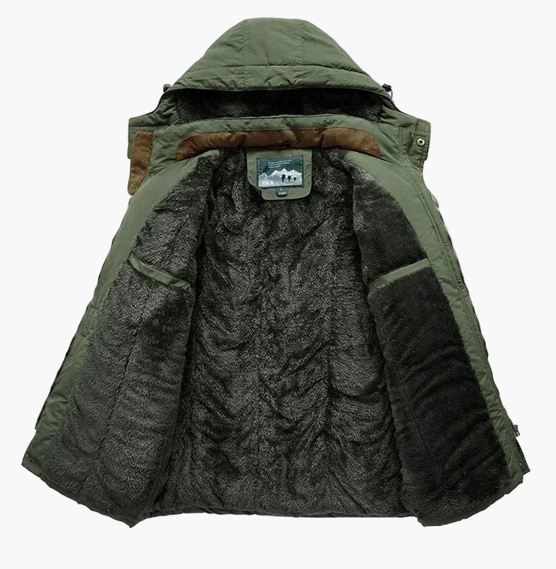 Herren Winter Outdoor Parka Jacke mit Kapuze – Robuster Freizeitstil für kalte Tage - Image 2
