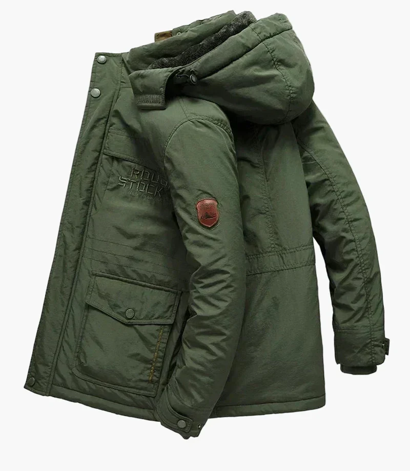 Herren Winter Outdoor Parka Jacke mit Kapuze – Robuster Freizeitstil für kalte Tage - Image 3