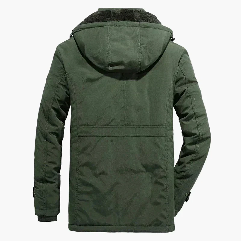 Herren Winter Outdoor Parka Jacke mit Kapuze – Robuster Freizeitstil für kalte Tage - Image 4