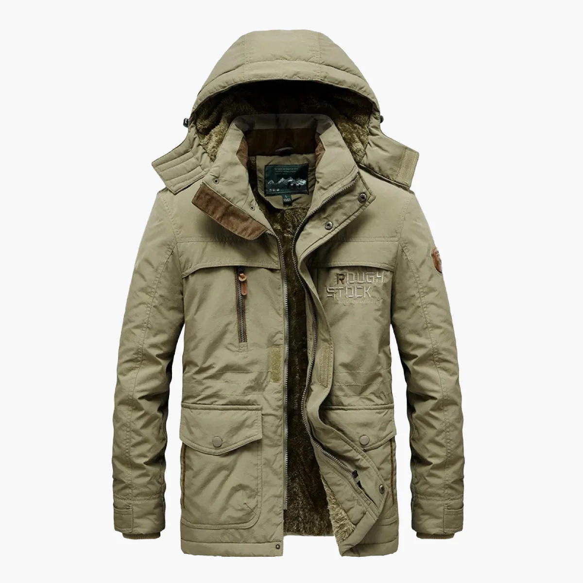 Herren Winter Outdoor Parka Jacke mit Kapuze – Robuster Freizeitstil für kalte Tage - Image 5