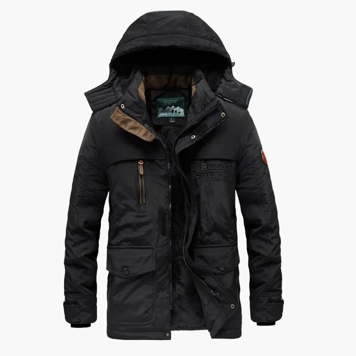 Herren Winter Outdoor Parka Jacke mit Kapuze – Robuster Freizeitstil für kalte Tage - Image 7