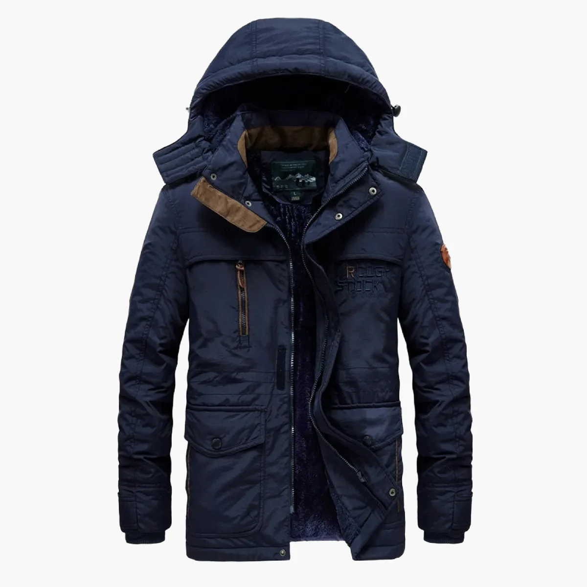 Herren Winter Outdoor Parka Jacke mit Kapuze – Robuster Freizeitstil für kalte Tage - Image 8