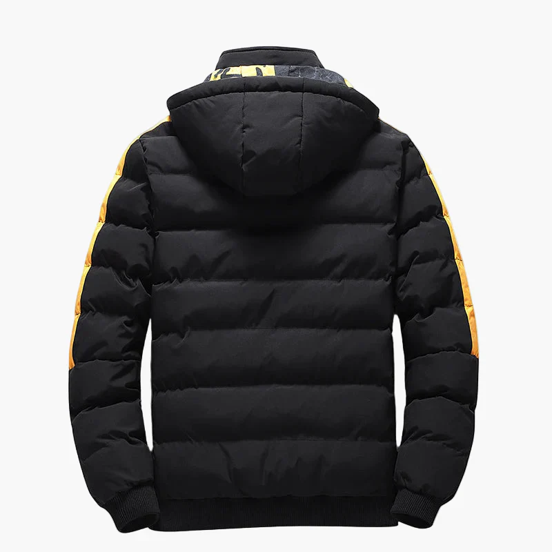 Herren Winter Steppjacke BASE Streetwear Kapuzenjacke Übergangsjacke Freizeit - Image 5