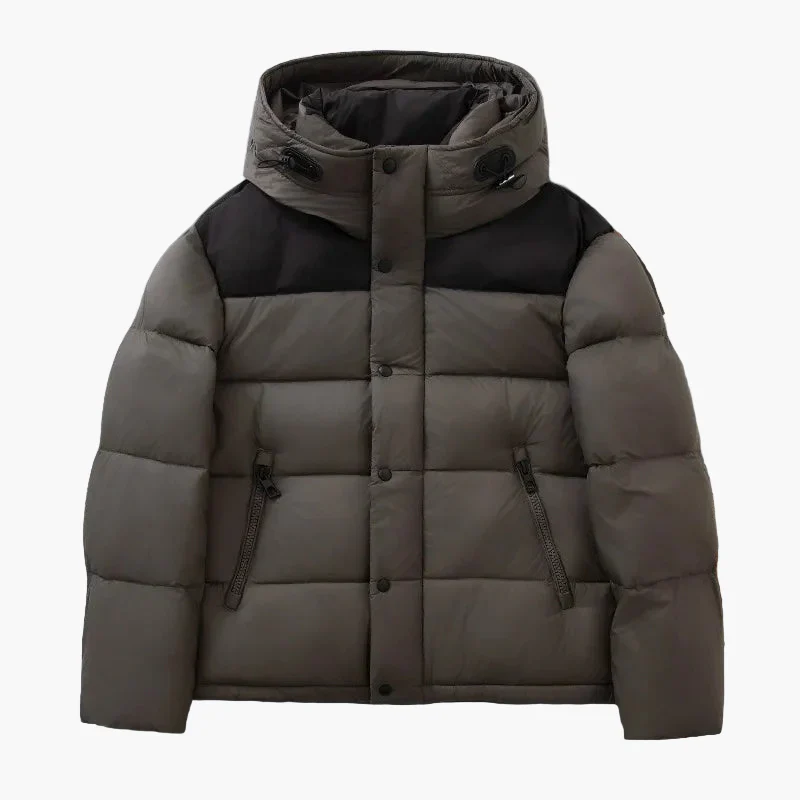 Herren Winter Steppjacke mit Kapuze – Casual Outdoor Pufferjacke für Alltag und Freizeit