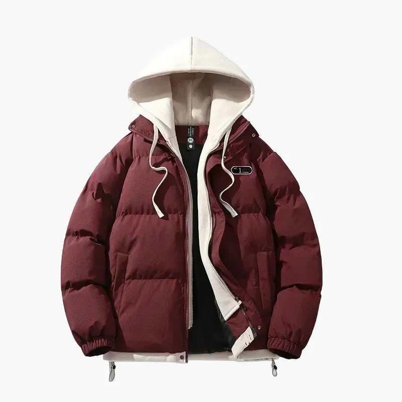 Herren Winter Steppjacke mit Kapuze – Modische Outdoorjacke für Alltag und Freizeit - Image 7